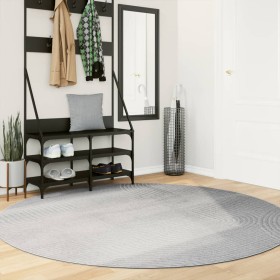 Scandinavian look short pile rug IZA gray Ø 200 cm by , Rugs - Ref: Foro24-375461, Price: 97,99 €, Discount: %