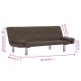 Schlafsofa mit zwei braunen Kunstlederkissen von vidaXL, Sofas - Ref: Foro24-282182, Preis: 201,99 €, Rabatt: %