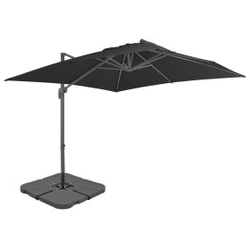 Garden umbrella with portable anthracite gray base by vidaXL, Umbrellas - Ref: Foro24-276346, Price: 573,99 €, Discount: %