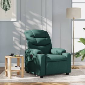 Sillón reclinable de tela verde oscuro de , Sillones - Ref: Foro24-374153, Precio: 221,99 €, Descuento: %