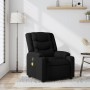 Sillón reclinable de masaje de tela negro de , Sillones - Ref: Foro24-374132, Precio: 219,99 €, Descuento: %