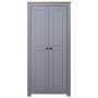 Panama Range gray pine solid wood wardrobe 80x50x171.5 cm by vidaXL, Wardrobes - Ref: Foro24-282665, Price: 440,79 €, Discoun...