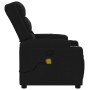 Sillón reclinable de masaje de tela negro de , Sillones - Ref: Foro24-374132, Precio: 219,99 €, Descuento: %