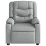 Light Gray Fabric Massage Recliner by , Armchairs - Ref: Foro24-374130, Price: 256,99 €, Discount: %