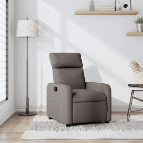 Sillón reclinable de tela gris taupe de , Sillones - Ref: Foro24-374172, Precio: 203,85 €, Descuento: %