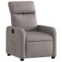 Sillón reclinable de tela gris taupe de , Sillones - Ref: Foro24-374172, Precio: 212,63 €, Descuento: %