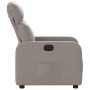 Sillón reclinable de tela gris taupe de , Sillones - Ref: Foro24-374172, Precio: 212,63 €, Descuento: %