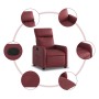 Red Faux Leather Recliner by , Armchairs - Ref: Foro24-374187, Price: 210,99 €, Discount: %