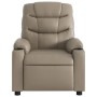 Sillón reclinable de masaje eléctrico cuero sintético capuchino de , Sillones - Ref: Foro24-3206598, Precio: 291,46 €, Descue...