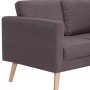 3-Sitzer-Sofa aus taupefarbenem Stoff von vidaXL, Sofas - Ref: Foro24-281366, Preis: 330,68 €, Rabatt: %