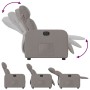 Sillón reclinable eléctrico tela gris taupé de , Sillones - Ref: Foro24-3206688, Precio: 243,56 €, Descuento: %