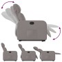 Sillón reclinable elevable tela gris taupe de , Sillones - Ref: Foro24-3206706, Precio: 256,29 €, Descuento: %