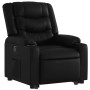 Sillón reclinable elevable cuero artificial negro de , Sillones - Ref: Foro24-3206551, Precio: 286,31 €, Descuento: %