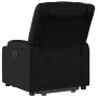 Sillón reclinable elevable cuero artificial negro de , Sillones - Ref: Foro24-3206551, Precio: 286,31 €, Descuento: %