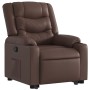 Sillón reclinable elevable cuero sintético marrón de , Sillones - Ref: Foro24-3206553, Precio: 379,99 €, Descuento: %