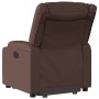 Sillón reclinable elevable cuero sintético marrón de , Sillones - Ref: Foro24-3206553, Precio: 379,99 €, Descuento: %