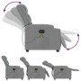 Electric Massage Recliner Light Gray Fabric by , Armchairs - Ref: Foro24-3206570, Price: 296,99 €, Discount: %