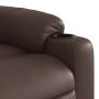 Sillón reclinable eléctrico de cuero sintético marrón de , Sillones - Ref: Foro24-3206545, Precio: 275,73 €, Descuento: %