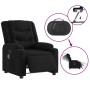 Sillón reclinable de masaje eléctrico tela negro de , Sillones - Ref: Foro24-3206572, Precio: 256,37 €, Descuento: %