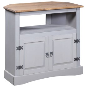 Corona Range console table in gray Mexican pine 80x43x78 cm by vidaXL, Side tables - Ref: Foro24-282629, Price: 157,99 €, Dis...