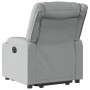 Sillón eléctrico reclinable elevable de tela gris claro de , Sillones - Ref: Foro24-3206579, Precio: 327,61 €, Descuento: %