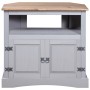 Mesa consola Corona Range de pino mexicano gris 80x43x78 cm de vidaXL, Mesas auxiliares - Ref: Foro24-282629, Precio: 157,99 ...