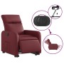 Sillón elevable eléctrico cuero artificial rojo tinto de , Sillones - Ref: Foro24-3206767, Precio: 308,10 €, Descuento: %