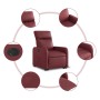 Sillón elevable eléctrico cuero artificial rojo tinto de , Sillones - Ref: Foro24-3206767, Precio: 308,10 €, Descuento: %