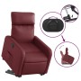 Sillón elevable eléctrico cuero artificial rojo tinto de , Sillones - Ref: Foro24-3206767, Precio: 308,10 €, Descuento: %