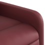 Sillón elevable eléctrico cuero artificial rojo tinto de , Sillones - Ref: Foro24-3206767, Precio: 308,10 €, Descuento: %