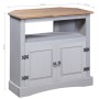 Mesa consola Corona Range de pino mexicano gris 80x43x78 cm de vidaXL, Mesas auxiliares - Ref: Foro24-282629, Precio: 157,99 ...