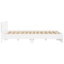 Bed frame with headboard and white LED lights 200x200 cm by , Beds and slatted bases - Ref: Foro24-3207581, Price: 203,05 €, ...