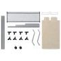 Laundry separator with 3 cream-colored steel bags by vidaXL, Laundry baskets - Ref: Foro24-282427, Price: 41,44 €, Discount: %