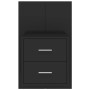 Wall-mounted bedside tables 2 units black by vidaXL, Nightstands - Ref: Foro24-810992, Price: 112,87 €, Discount: %