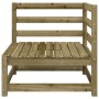 3-seater garden sofa in impregnated pine wood by , Modular outdoor sofas - Ref: Foro24-837955, Price: 169,21 €, Discount: %