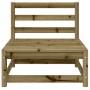 2-seater garden sofa impregnated pine wood by , Modular outdoor sofas - Ref: Foro24-837948, Price: 118,35 €, Discount: %