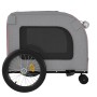 Pet Bicycle Trailer Iron Oxford Cloth Red Gray by , pet strollers - Ref: Foro24-93859, Price: 109,25 €, Discount: %