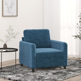 Blauer Samtsessel 60 cm von , Sofas - Ref: Foro24-359431, Preis: 165,82 €, Rabatt: %