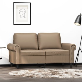 2-seater sofa in cappuccino-colored synthetic leather 120 cm by , Sofas - Ref: Foro24-359503, Price: 248,44 €, Discount: %