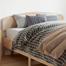 Cabecero de madera maciza de pino 140 cm de , Cabeceros y pies de cama - Ref: Foro24-842502, Precio: 46,81 €, Descuento: %