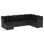 8-teiliges Gartensofa-Set und schwarze synthetische Rattankissen von , Gartensets - Ref: Foro24-3218045, Preis: 470,86 €, Rab...