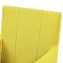 Sillas de comedor con reposabrazos 2 unidades tela amarillo de vidaXL, Sillas de comedor - Ref: Foro24-281847, Precio: 150,20...