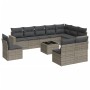 11-teiliges Gartensofa-Set und graue synthetische Rattankissen von , Gartensets - Ref: Foro24-3219110, Preis: 687,92 €, Rabat...