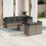 8-teiliges Gartensofa-Set und graue synthetische Rattankissen von , Gartensets - Ref: Foro24-3217300, Preis: 525,79 €, Rabatt: %