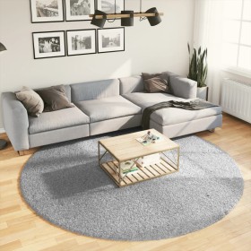 PAMPLONA modern long pile shaggy rug gray Ø 240 cm by , Rugs - Ref: Foro24-375270, Price: 117,99 €, Discount: %