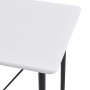 High white MDF kitchen table 120x60x110 cm by vidaXL, Kitchen and dining tables - Ref: Foro24-281547, Price: 137,27 €, Discou...