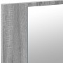 Armario espejo de baño luz LED acrílico gris Sonoma 90x12x45 cm de , Tocadores de baño - Ref: Foro24-834968, Precio: 60,03 €,...