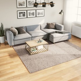 Modern long pile shaggy rug PAMPLONA beige 240x240 cm by , Rugs - Ref: Foro24-375218, Price: 117,99 €, Discount: %