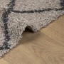 Modern long hair rug PAMPLONA anthracite beige 240x240 cm by , Rugs - Ref: Foro24-375394, Price: 117,49 €, Discount: %