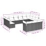 Gartensofa-Set mit Kissen, 13-teilig, beiges synthetisches Rattan von , Gartensets - Ref: Foro24-3250288, Preis: 941,99 €, Ra...